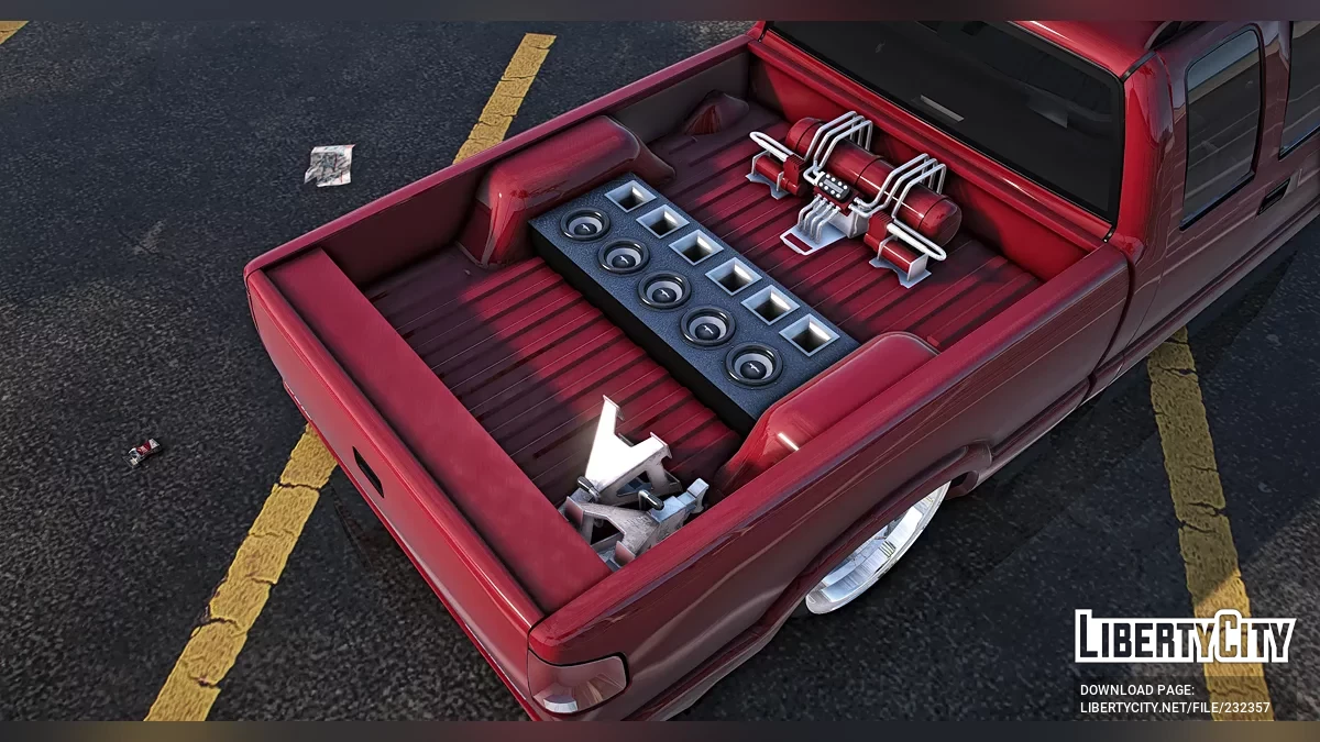 Chevrolet Bagged C-notched S10 / GTA 5