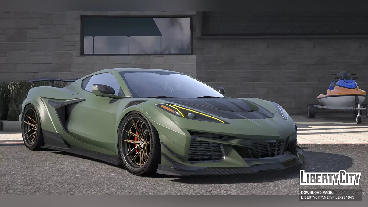 Chevrolet Label Motorsport Corvette Z06 2023 / GTA 5