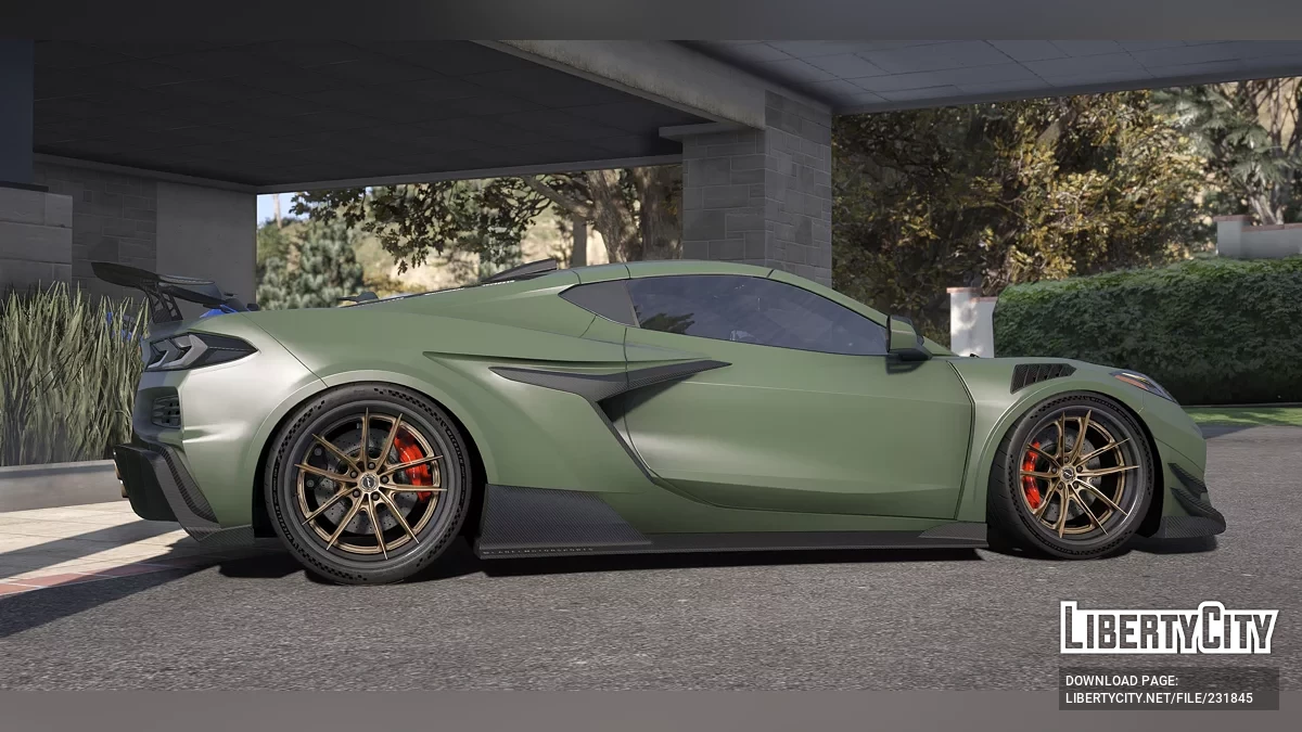 Chevrolet Label Motorsport Corvette Z06 2023 / GTA 5