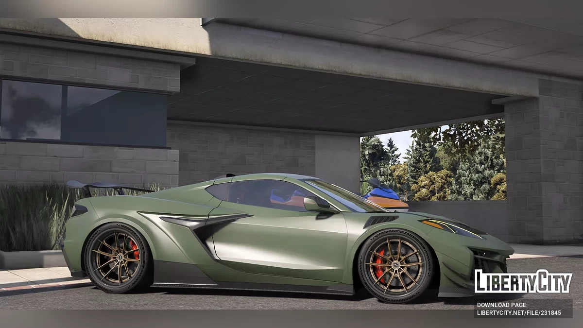 Chevrolet Label Motorsport Corvette Z06 2023 / GTA 5