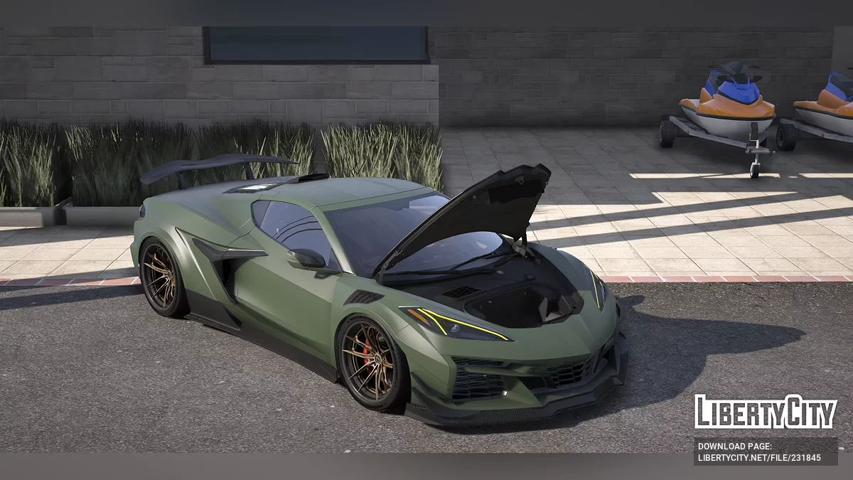 Chevrolet Label Motorsport Corvette Z06 2023 / GTA 5