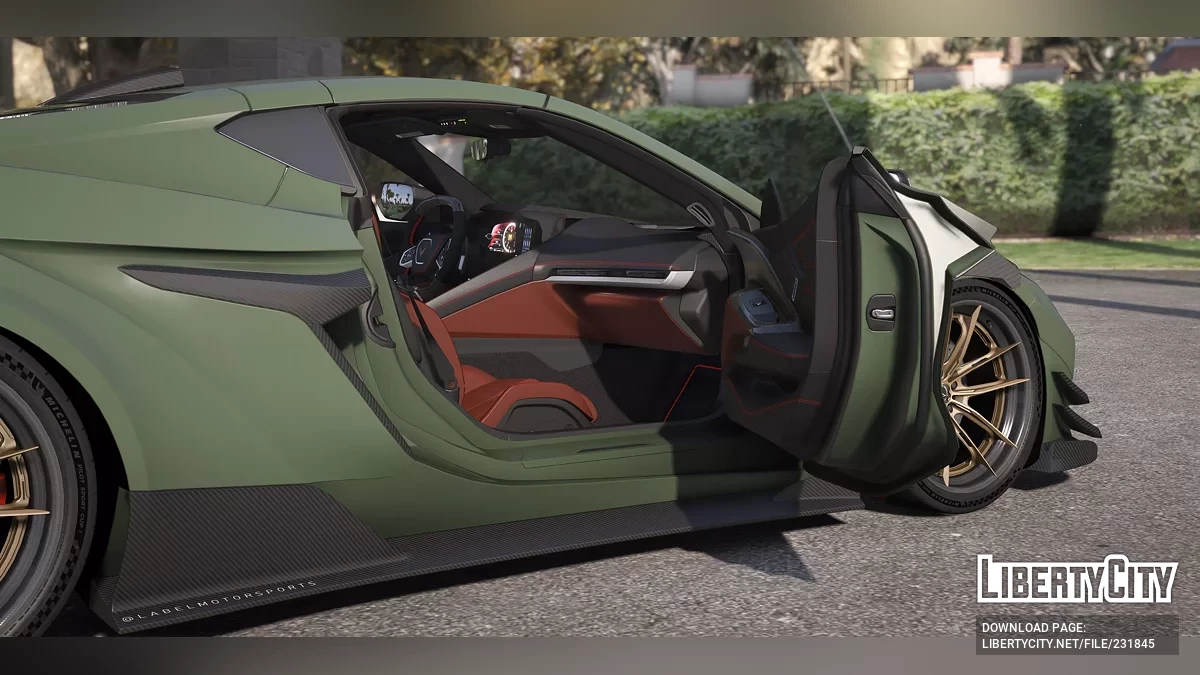 Chevrolet Label Motorsport Corvette Z06 2023 / GTA 5