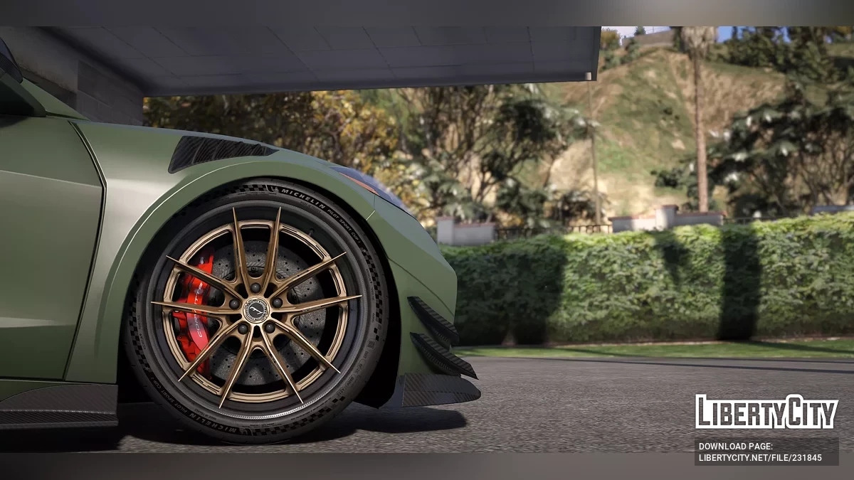 Chevrolet Label Motorsport Corvette Z06 2023 / GTA 5