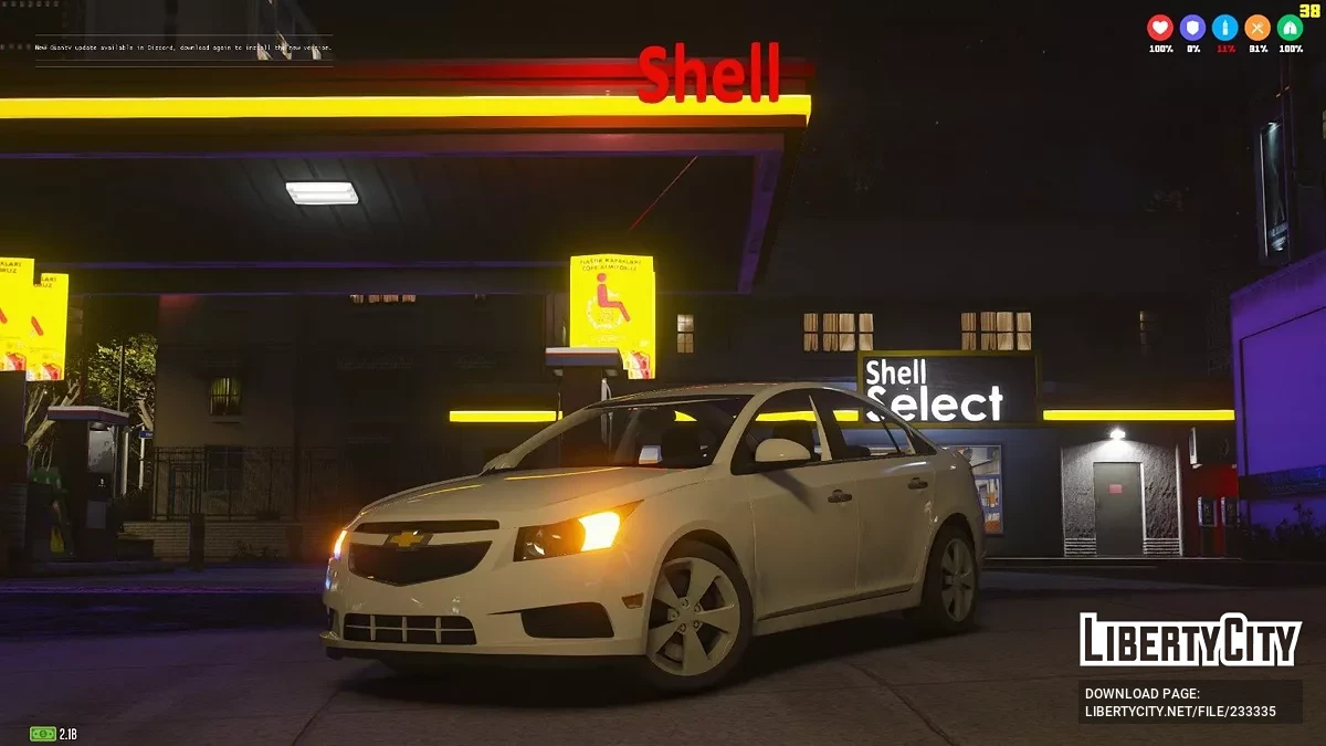 2012 Chevrolet Cruze / GTA 5