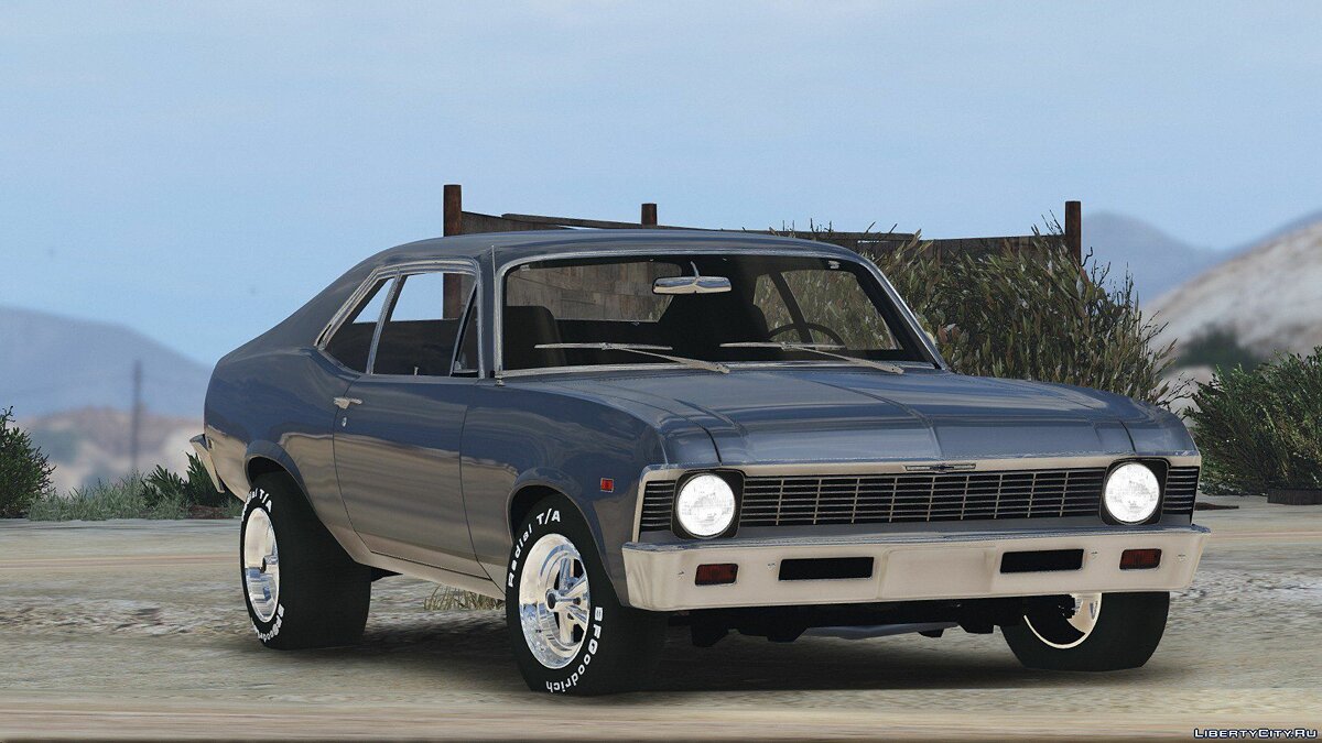 1969 Chevrolet Nova [Add-On | Tunable | HQ] 1.3 для GTA 5 - Картинка #6