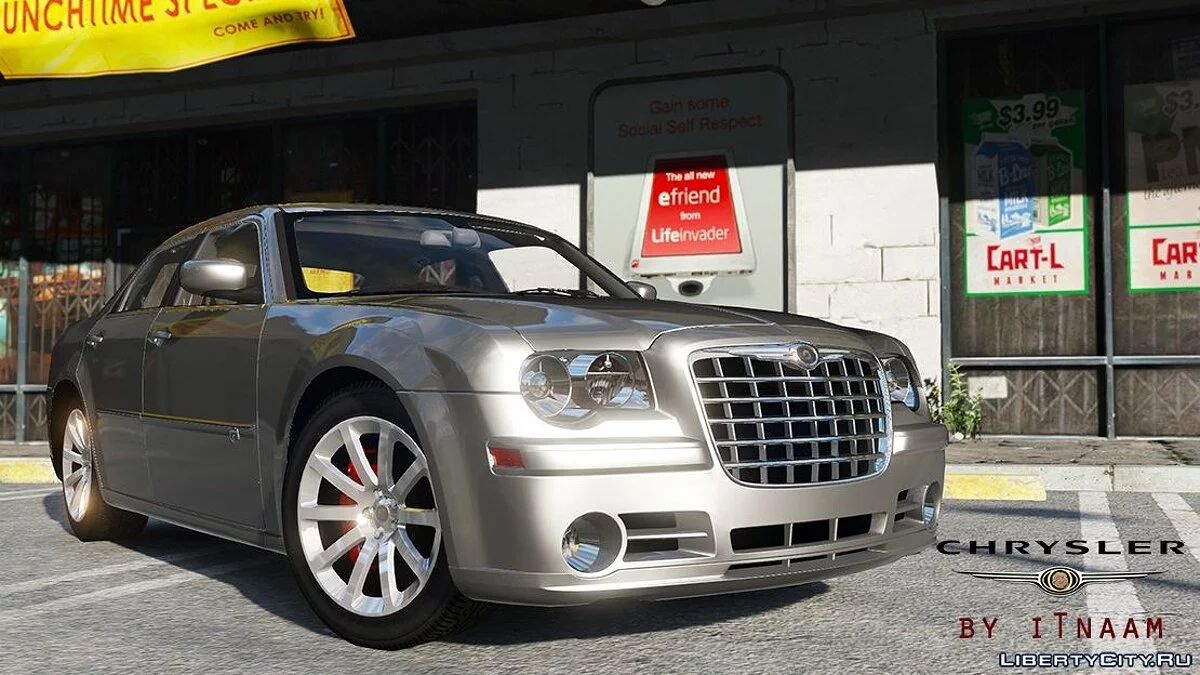 2008 Chrysler 300c SRT8 [ Tuning / Livery / Add-on / DUB / Template ] version 1.1 / GTA 5