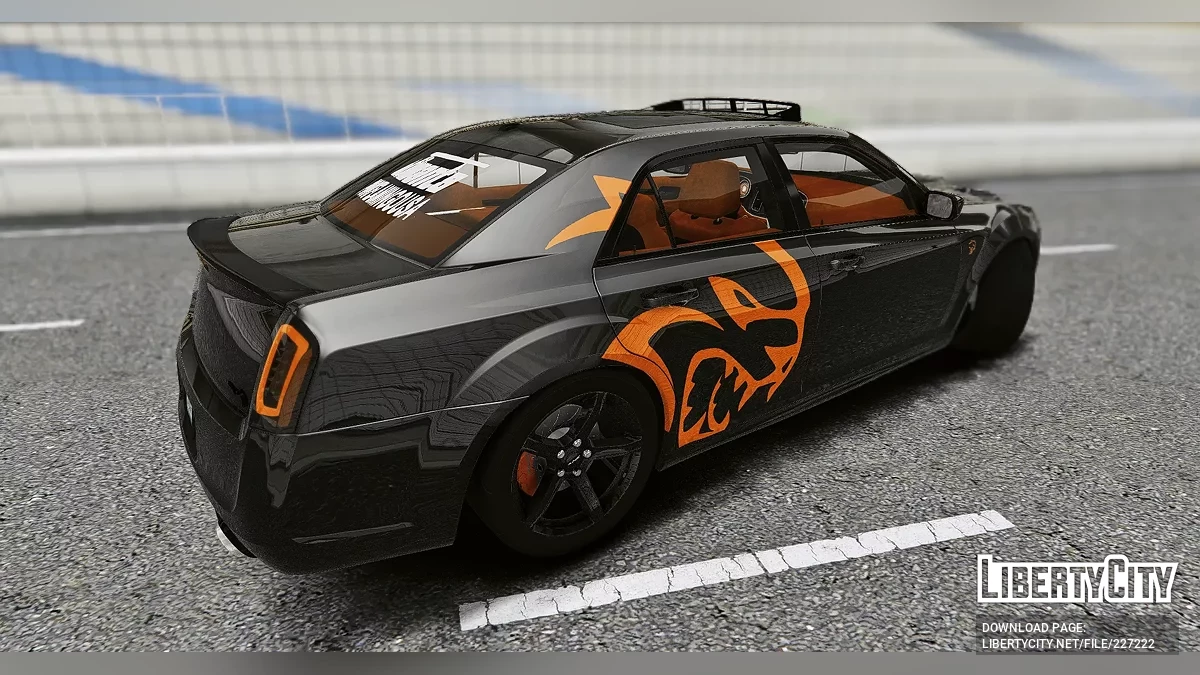 Chrysler 300c SRT Hellcat With Custom Hellcat Logos / GTA 5