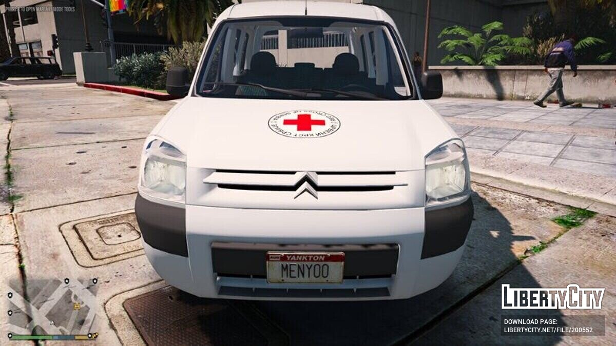 Скачать Citroen Berlingo - Красный Крест для GTA 5