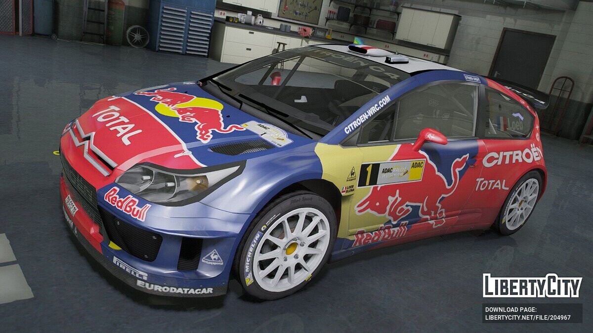 Скачать 2008 Citroen C4 WRC v1.0 для GTA 5