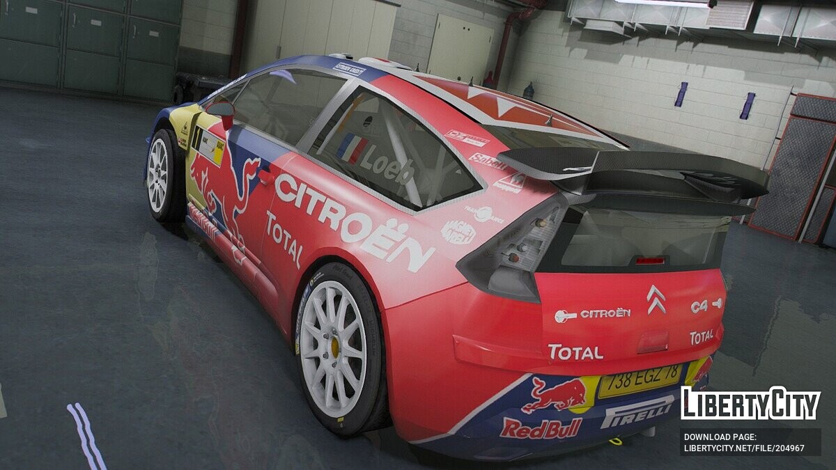 Скачать 2008 Citroen C4 WRC v1.0 для GTA 5