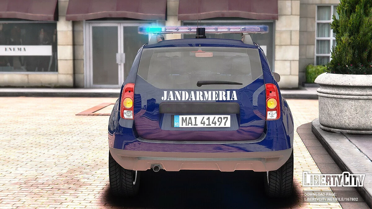 Dacia Duster 2014 - Полиция Румынии / GTA 5