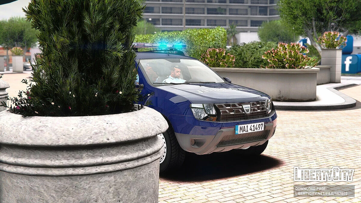 Dacia Duster 2014 - Полиция Румынии / GTA 5
