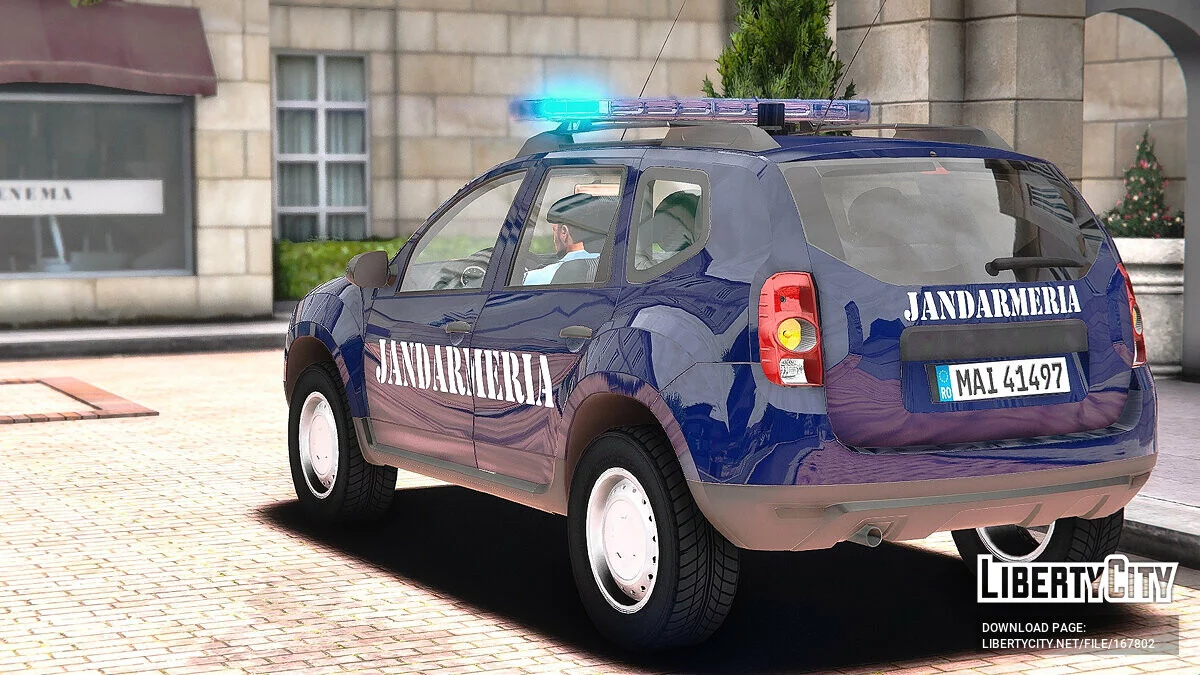 Dacia Duster 2014 - Полиция Румынии / GTA 5