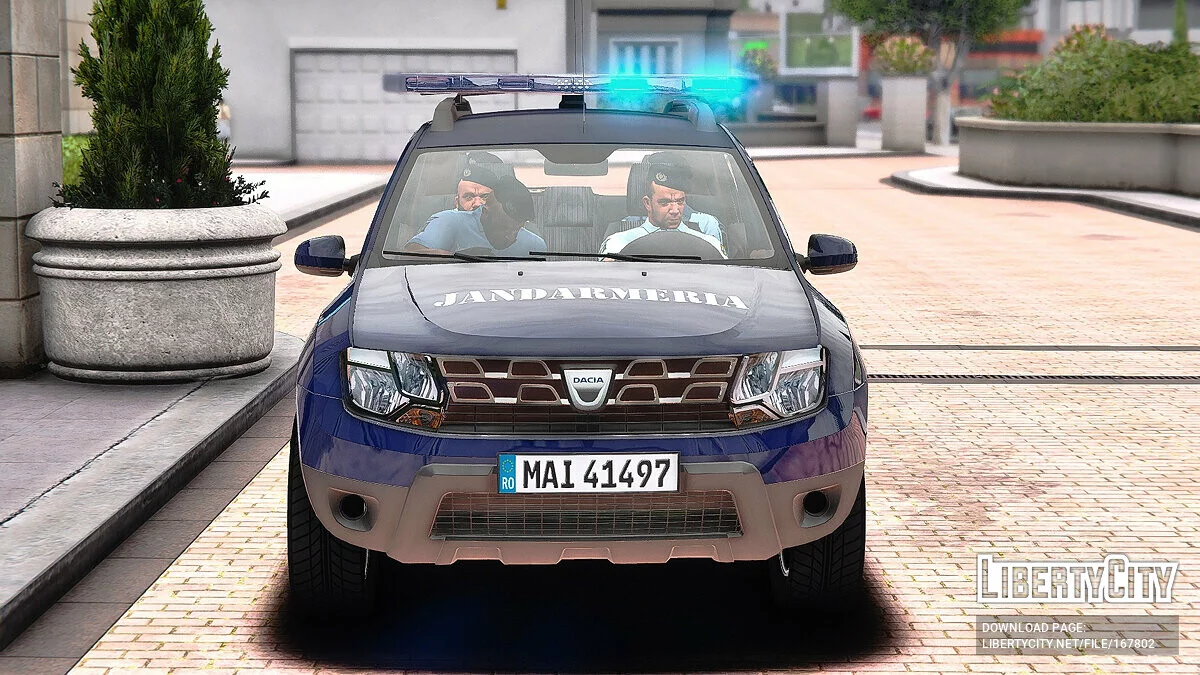 Dacia Duster 2014 - Полиция Румынии / GTA 5