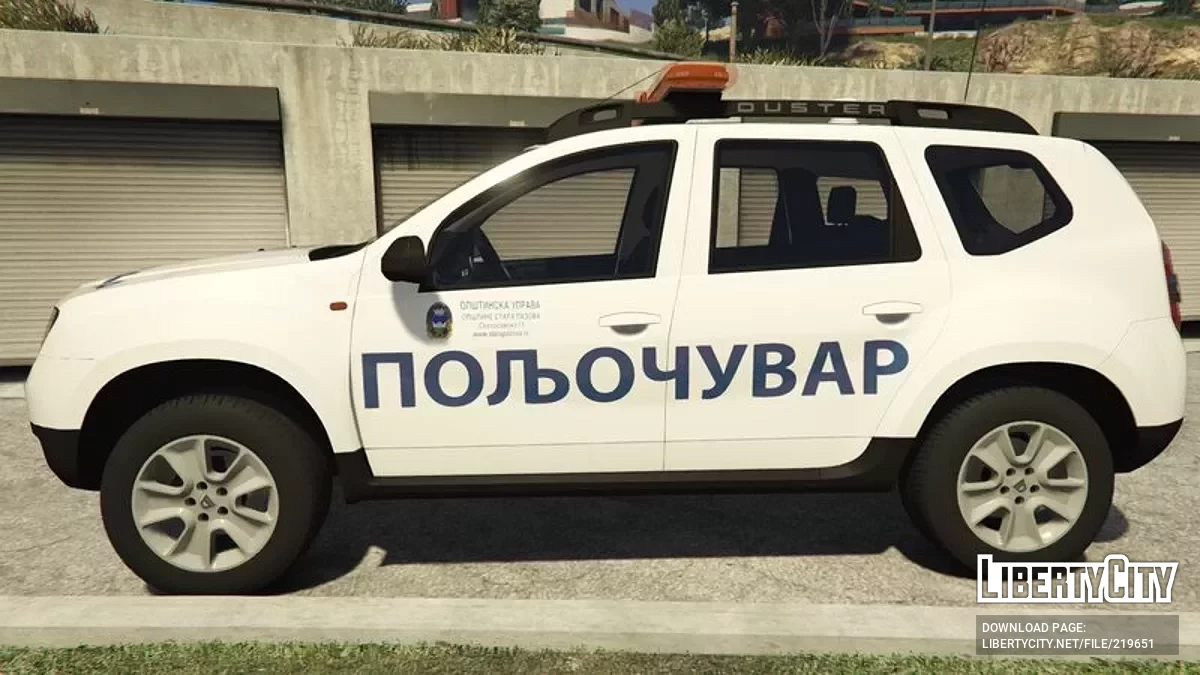 Dacia Duster — Poljocuvar (Serbian Farm Security) [Replace | ELS] / GTA 5