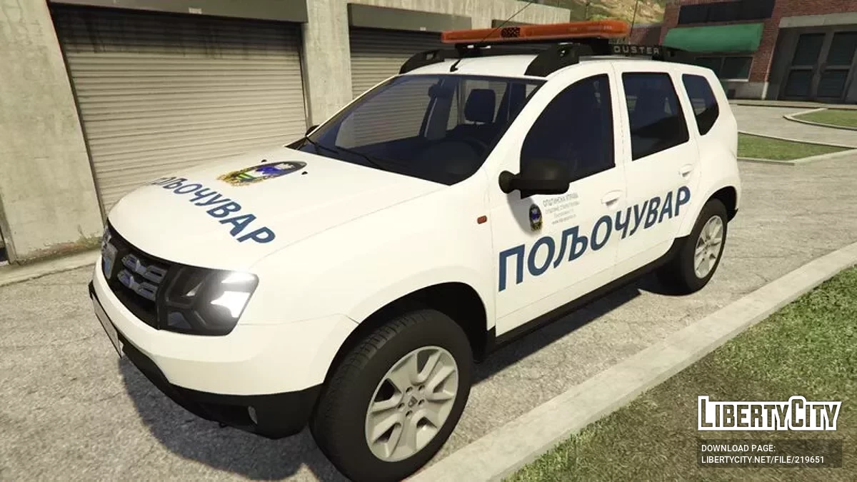 Dacia Duster — Poljocuvar (Serbian Farm Security) [Replace | ELS] / GTA 5