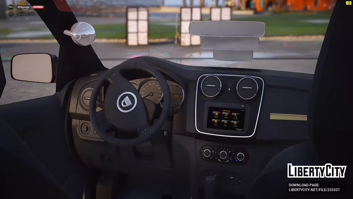 Dacia Lodgy Etiket Taksi / GTA 5