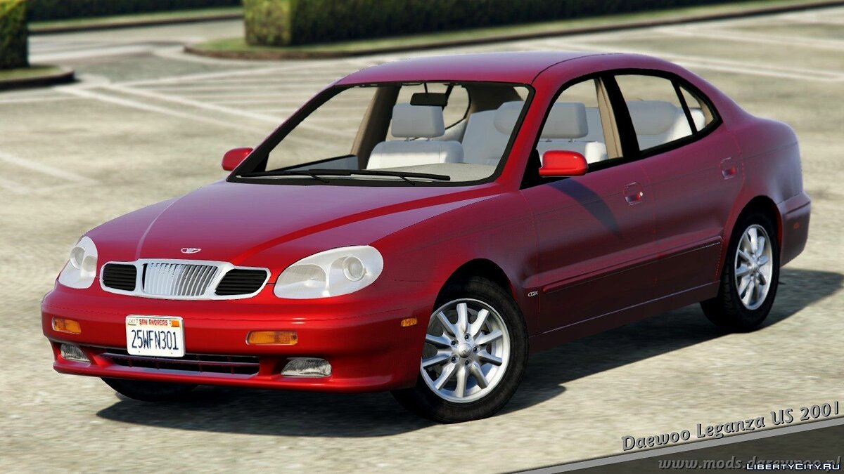 Скачать 2001 Daewoo Leganza US [Add-on + Tuning] для GTA 5