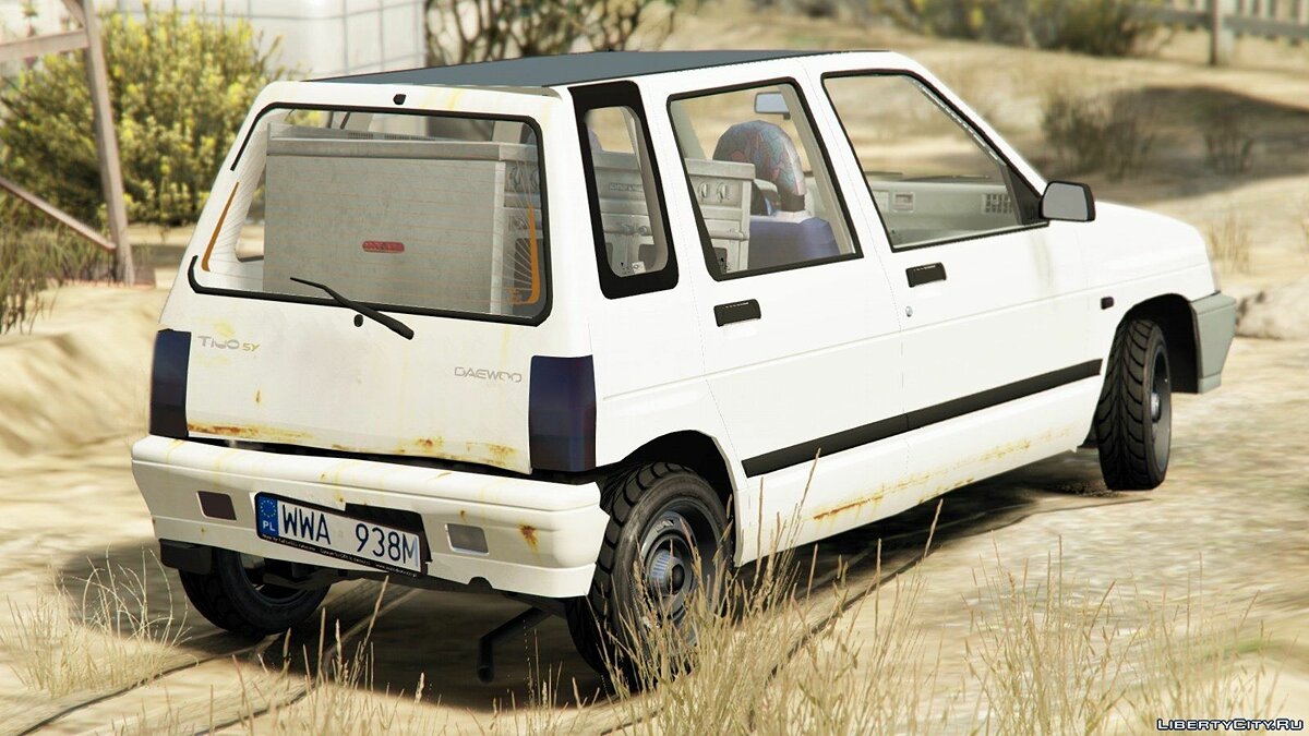 Скачать 1998 Daewoo-FSO Tico SX [Add-On + Tuning] для GTA 5