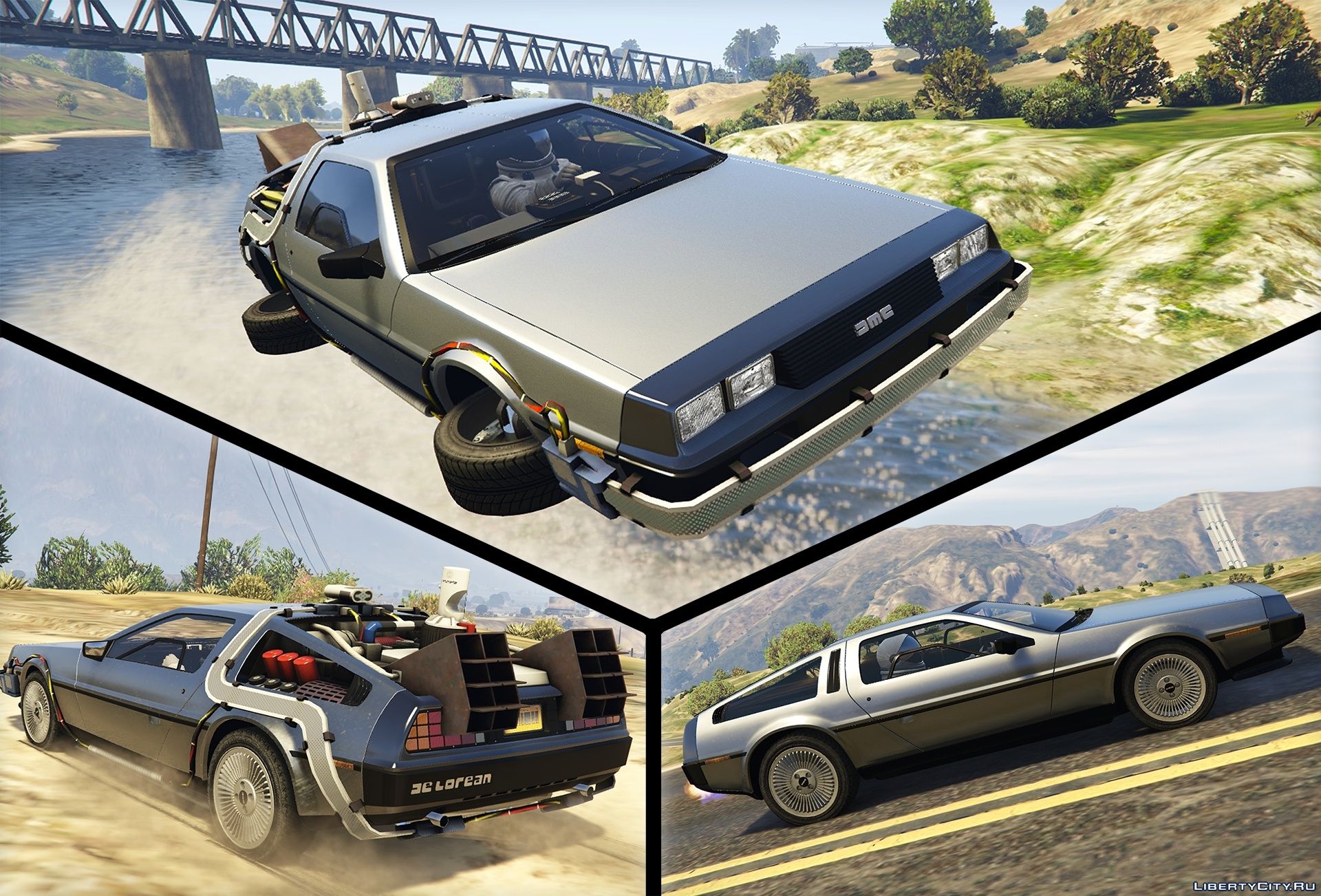 Delorean for GTA 5: 8 Delorean cars for GTA 5