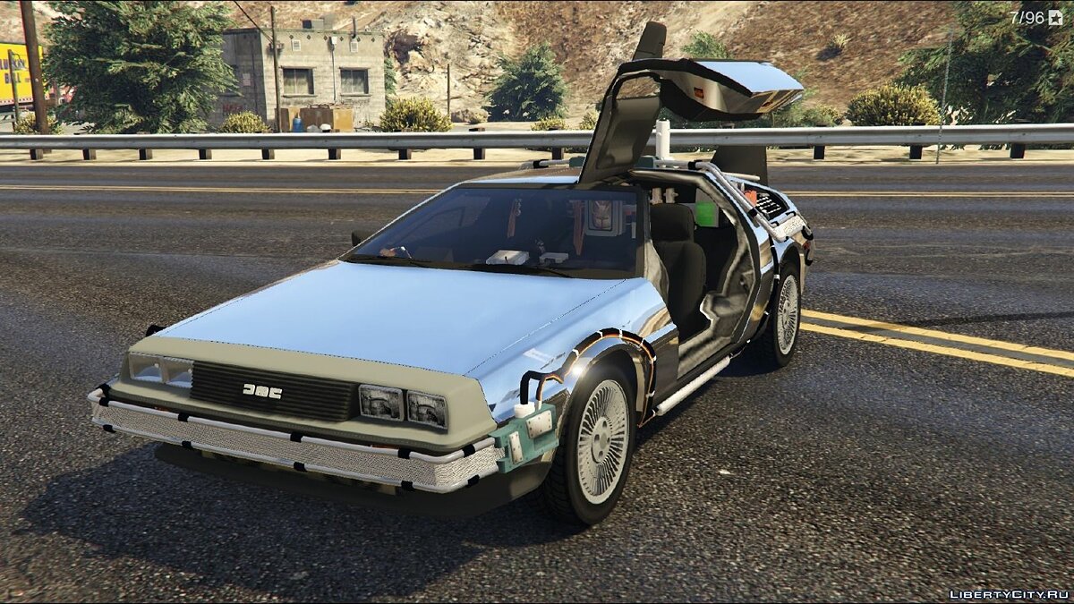 Скачать Back To The Future - Delorean для GTA 5