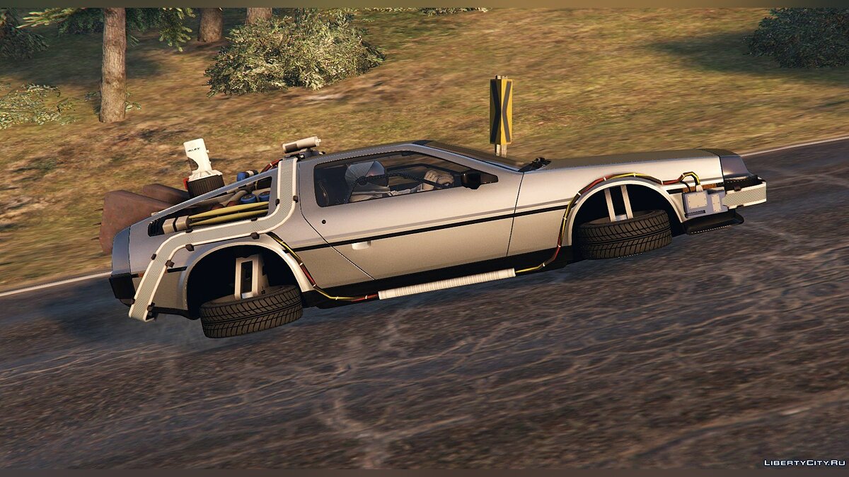 Скачать Delorean DMC12 / BTTF2 / Flying (3in1) [Add-On] 1.6 для GTA 5