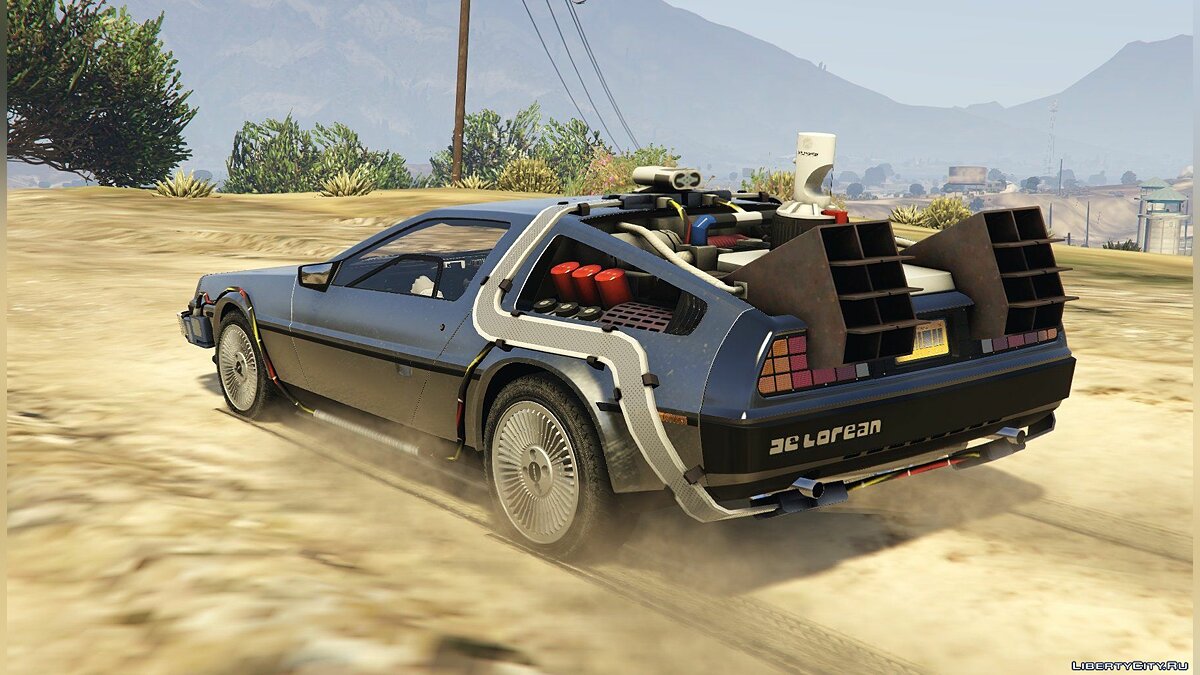 Скачать Delorean DMC12 / BTTF2 / Flying (3in1) [Add-On] 1.6 для GTA 5