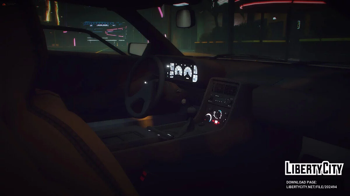Cyberpunk Delorean DMC-12 v1.3 / GTA 5