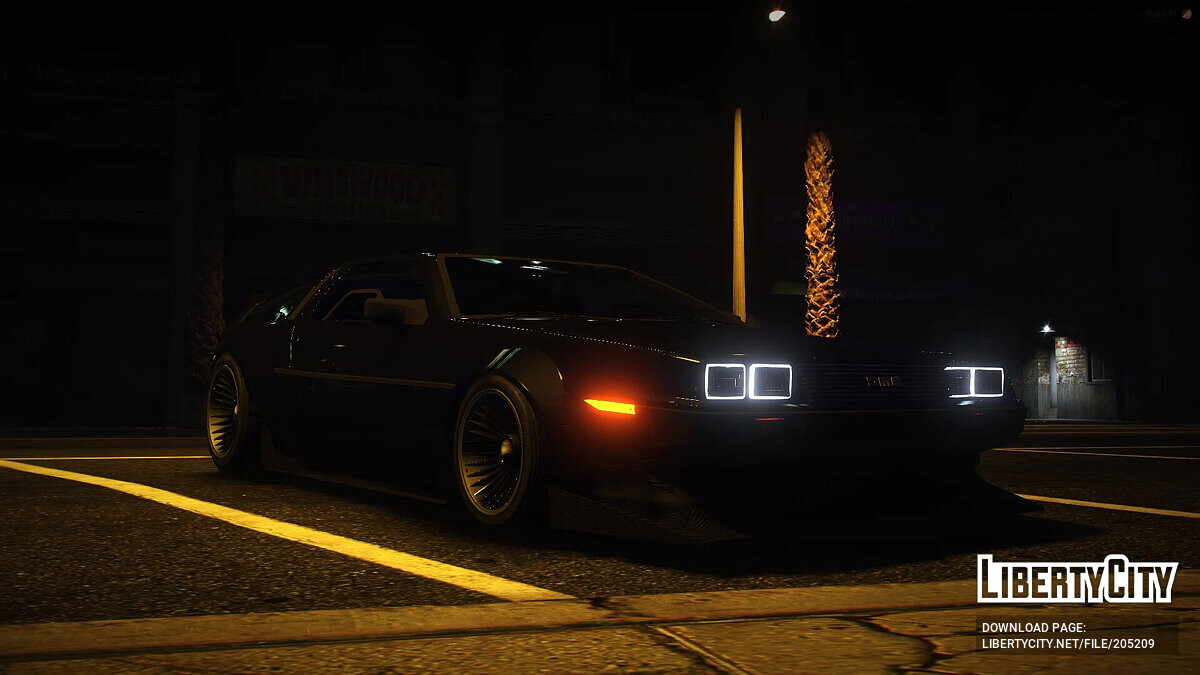 Скачать Delorean DMC-12 Widebody v1.0 для GTA 5