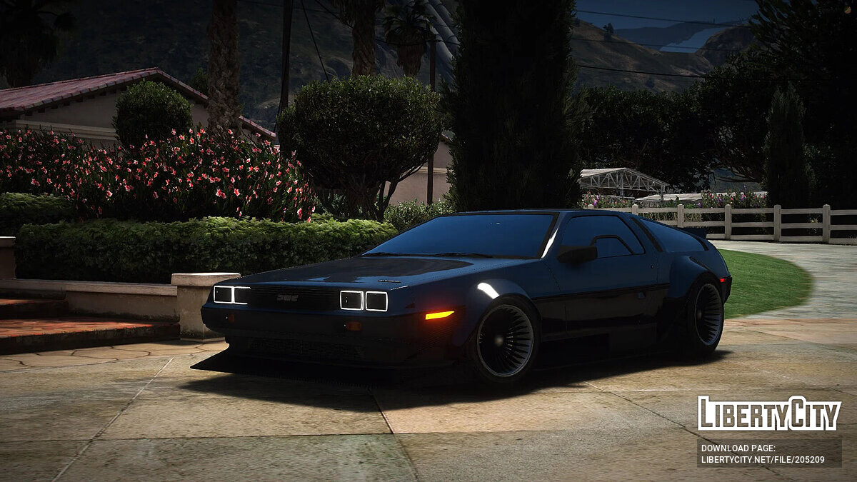 Скачать Delorean DMC-12 Widebody v1.0 для GTA 5