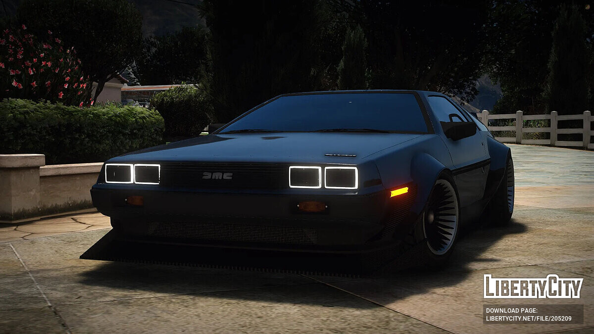 Скачать Delorean DMC-12 Widebody v1.0 для GTA 5