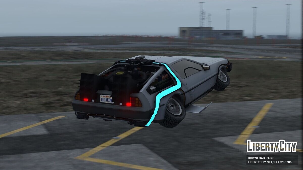 Скачать 1983 DeLorean DMC-12 Back to the Future для GTA 5