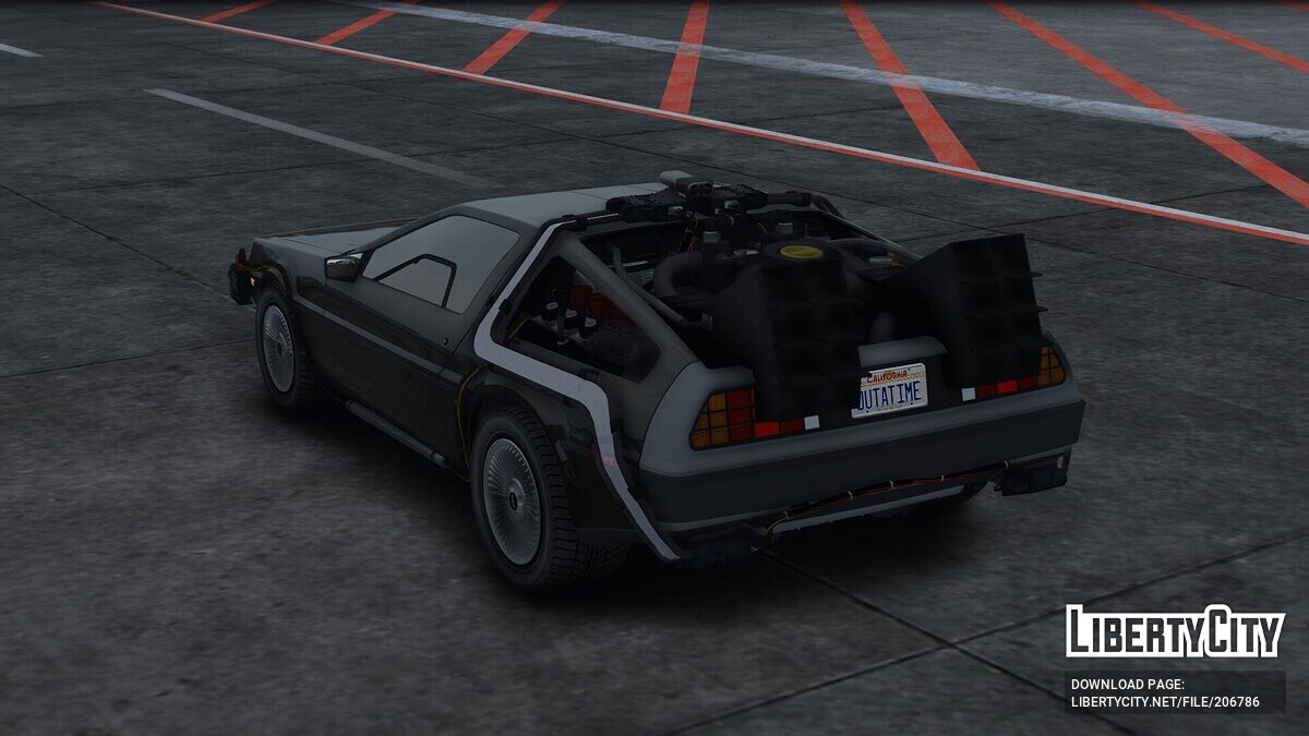 Скачать 1983 DeLorean DMC-12 Back to the Future для GTA 5