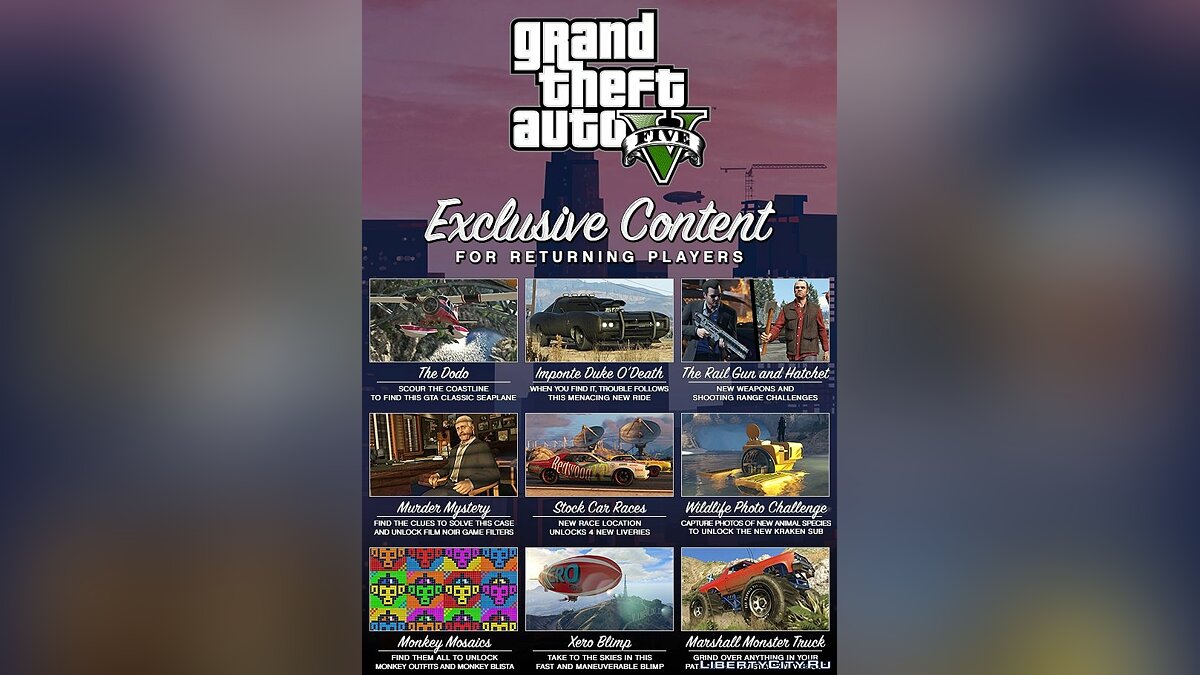 Скачать Exclusive Content DLC Unlocker (разблокировщик DLC контента) для  GTA 5