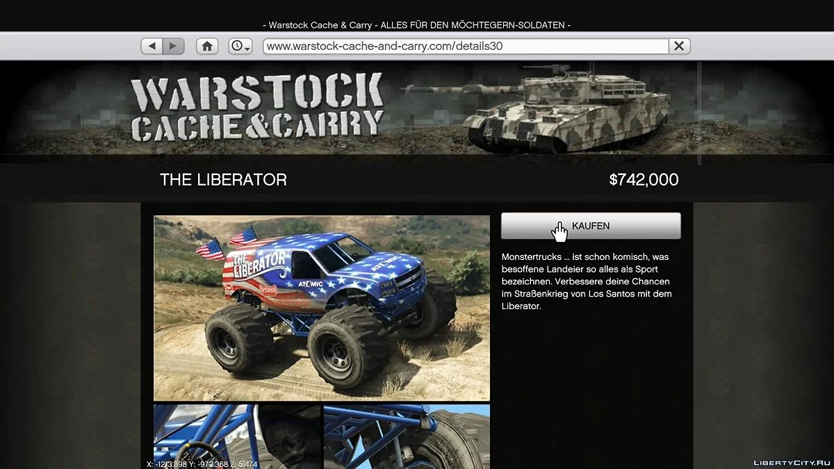 Buy Online/Special Vehicles in SP via in-game website 2.2 / GTA 5
