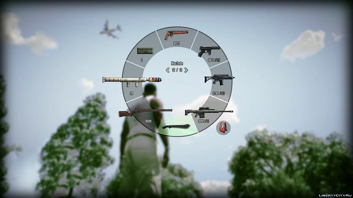 Colored 3D Weapon + Radio Icons 5.0 / GTA 5