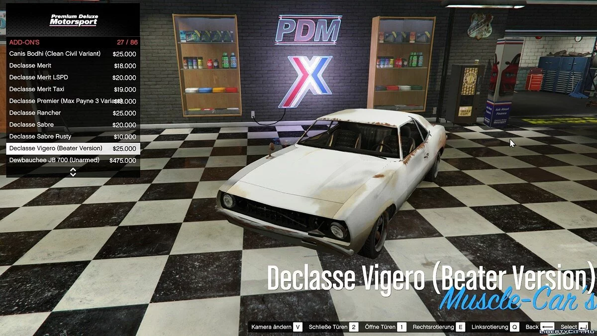 Car Dealership Support for IVPack v1.0.125 / GTA 5