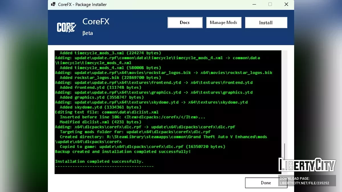 OIV Package Installer / GTA 5