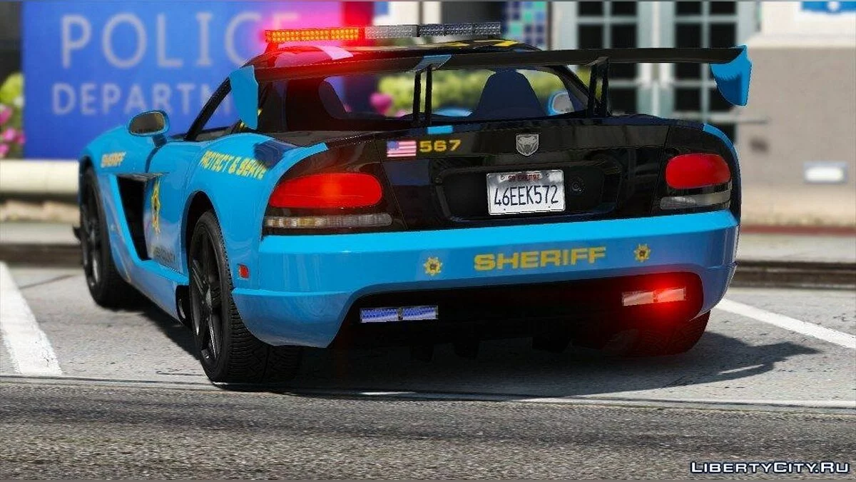 Dodge Viper SRT-10 ACR - Seacrest Police County 0.1 / GTA 5
