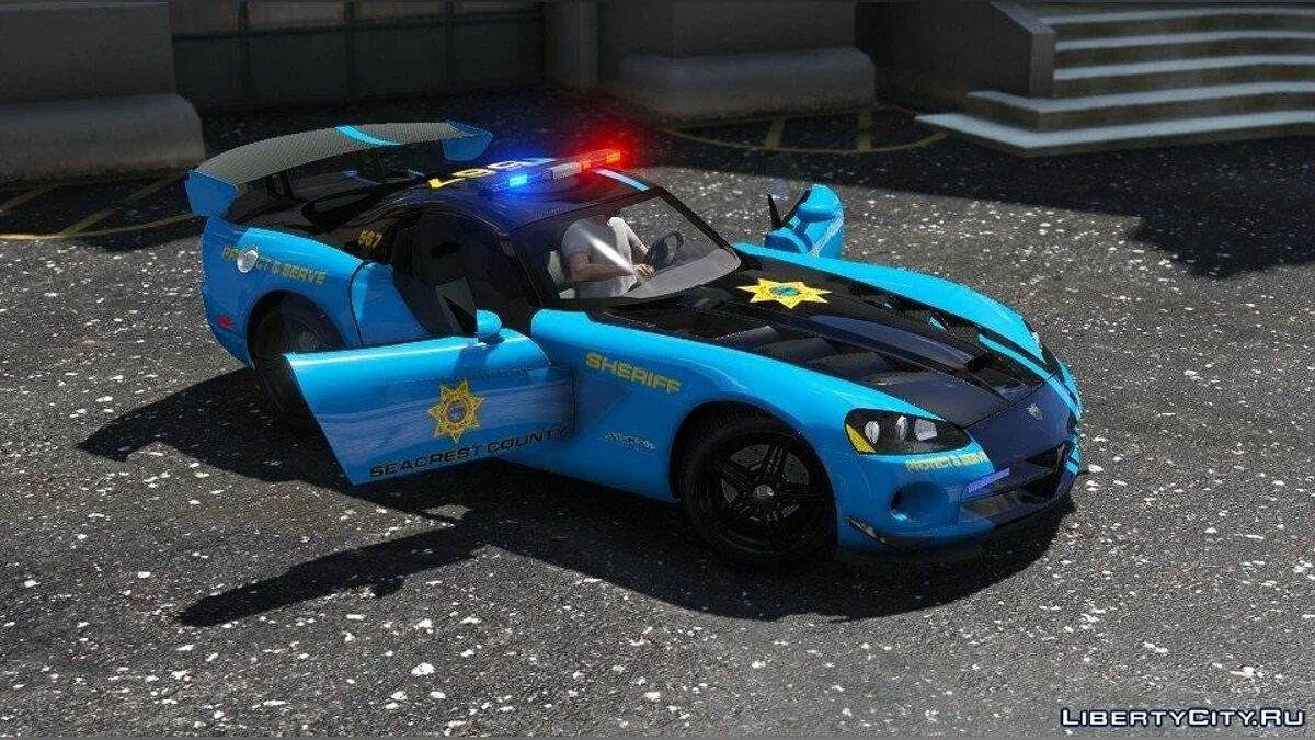 Dodge Viper SRT-10 ACR - Seacrest Police County 0.1 / GTA 5