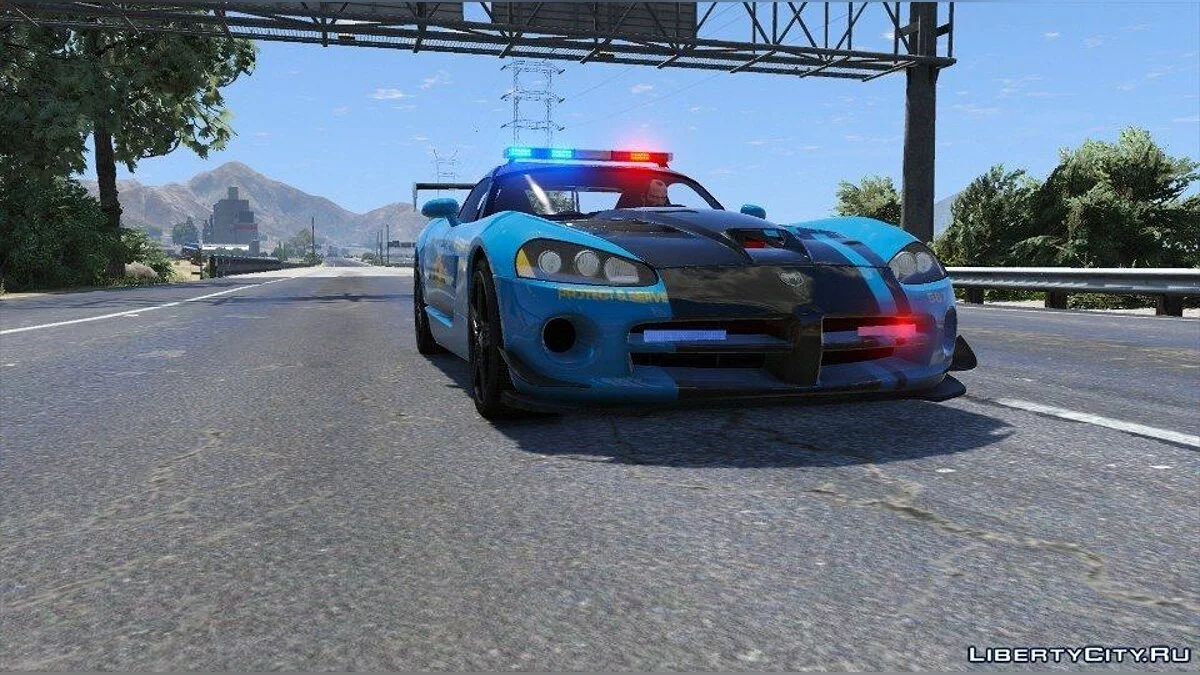 Dodge Viper SRT-10 ACR - Seacrest Police County 0.1 / GTA 5