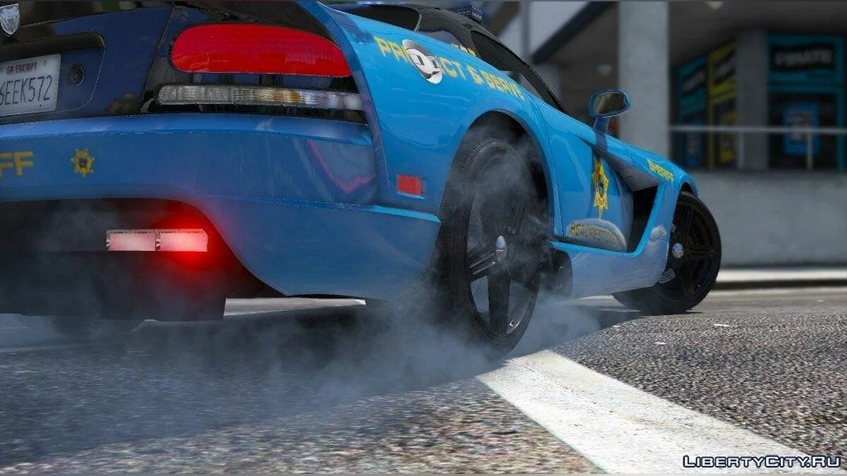 Dodge Viper SRT-10 ACR - Seacrest Police County 0.1 / GTA 5