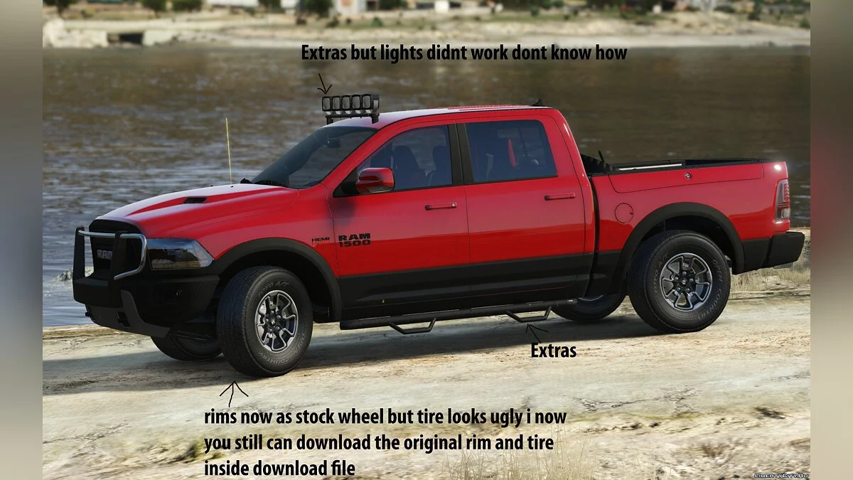 2016 Dodge Ram Rebel [Add-On / Replace | Tuning] 1.4 / GTA 5