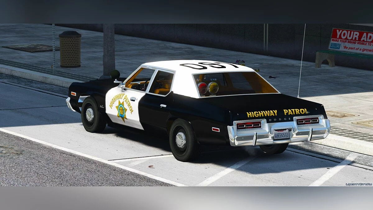 1974 Dodge Monaco Police [Animated | Wipers] 1.0 / GTA 5