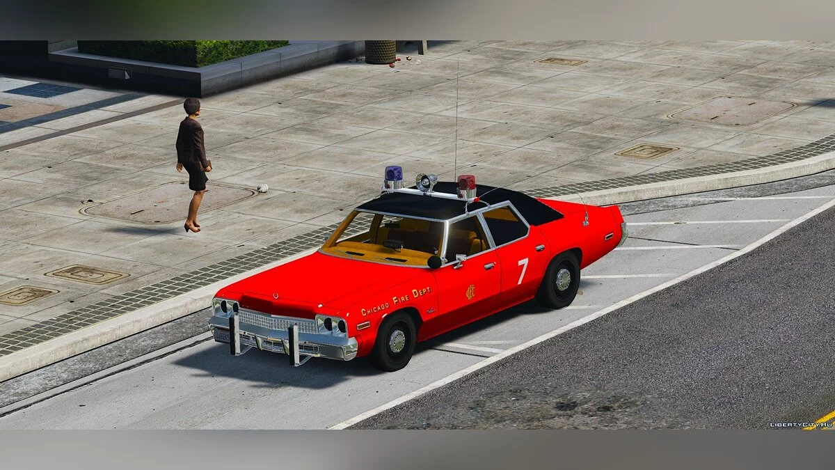 1974 Dodge Monaco Police [Animated | Wipers] 1.0 / GTA 5