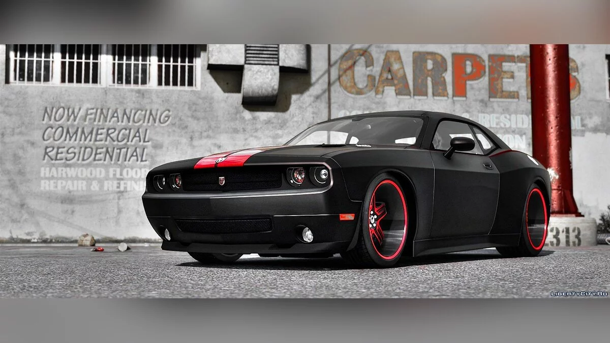 2010 Dodge Challenger SRT8 (Rampage Edition) [Add-On / Replace | Template] 1.3 / GTA 5