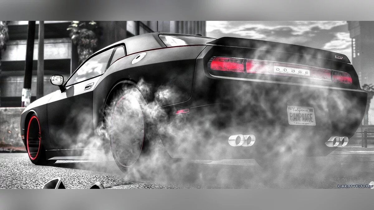 2010 Dodge Challenger SRT8 (Rampage Edition) [Add-On / Replace | Template] 1.5 / GTA 5
