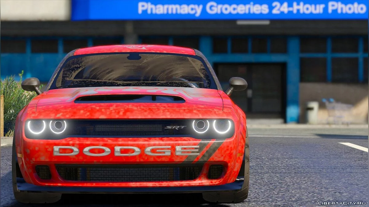 Dodge Challenger Demon SRT 2018 [Add-On | Replace | Analog-Digital Dials | Animated] 2.0 / GTA 5