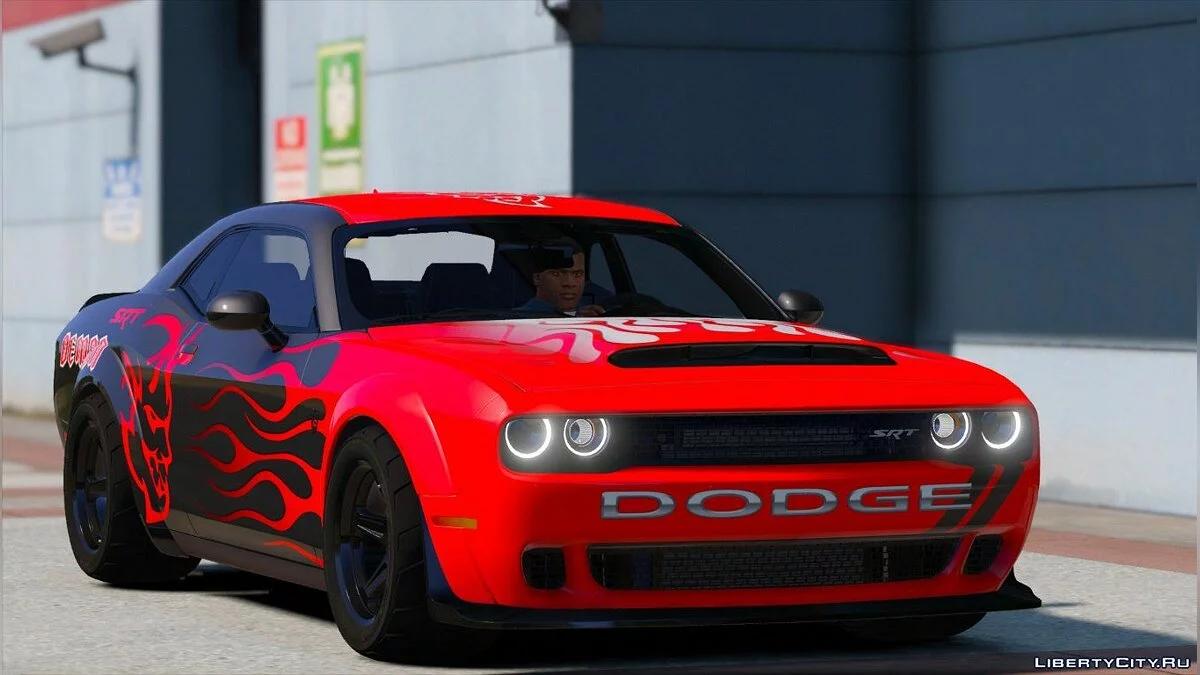 Dodge Challenger Demon SRT 2018 [Add-On | Replace | Analog-Digital Dials | Animated] 2.0 / GTA 5