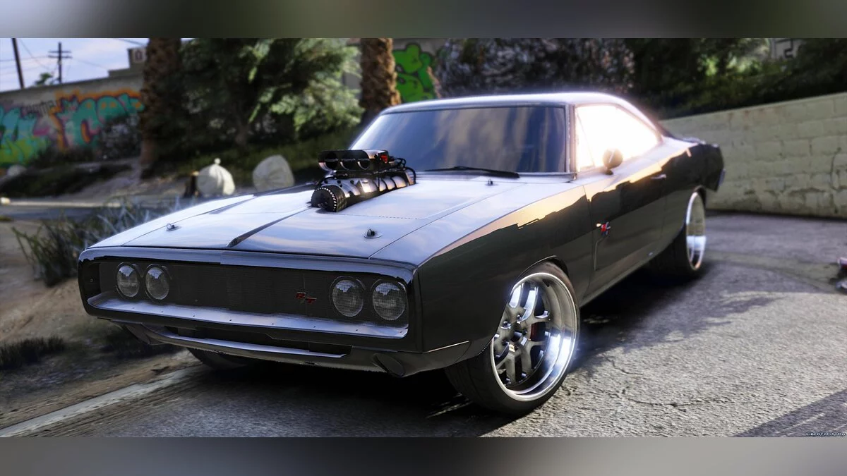 Dom's 1970 Dodge Charger (Furious 7) [Working Blower | Add-On/Replace | Custom Dirt | L0 - L4] 1.0 / GTA 5
